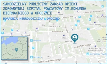 PORADNIA NEUROLOGICZNA - SAMODZIELNY PUBLICZNY ZAKŁAD OPIEKI ZDROWOTNEJ SZPITAL POWIATOWY IM.EDMUNDA BIERNACKIEGO W OPOCZNIE - UL. PARTYZANTÓW 30,  OPOCZNO