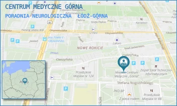 PORADNIA NEUROLOGICZNA - CENTRUM MEDYCZNE GÓRNA - UL. AUGUSTA CIESZKOWSKIEGO 6,  ŁÓDŹ-GÓRNA