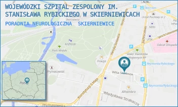 PORADNIA NEUROLOGICZNA - WOJEWÓDZKI SZPITAL ZESPOLONY IM. STANISŁAWA RYBICKIEGO W SKIERNIEWICACH - UL. WITA STWOSZA 1,  SKIERNIEWICE