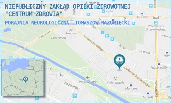 PORADNIA NEUROLOGICZNA - NIEPUBLICZNY ZAKŁAD OPIEKI ZDROWOTNEJ "CENTRUM ZDROWIA" - UL. BARLICKIEGO 15,  TOMASZÓW MAZOWIECKI