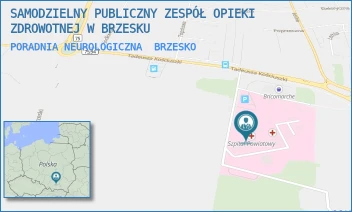 PORADNIA NEUROLOGICZNA - SAMODZIELNY PUBLICZNY ZESPÓŁ OPIEKI ZDROWOTNEJ W BRZESKU - UL. TADEUSZA KOŚCIUSZKI 68,  BRZESKO