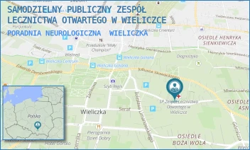 PORADNIA NEUROLOGICZNA - SAMODZIELNY PUBLICZNY ZESPÓŁ LECZNICTWA OTWARTEGO W WIELICZCE - UL. BOLESŁAWA SZPUNARA 20, WIELICZKA