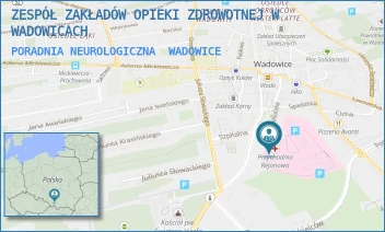 PORADNIA NEUROLOGICZNA - ZESPÓŁ ZAKŁADÓW OPIEKI ZDROWOTNEJ W WADOWICACH - UL. KARMELICKA 5,  WADOWICE