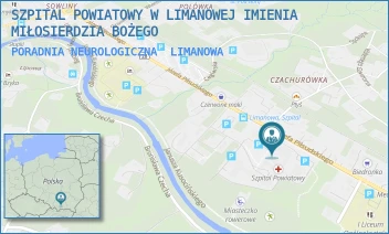 PORADNIA NEUROLOGICZNA - SZPITAL POWIATOWY W LIMANOWEJ IMIENIA MIŁOSIERDZIA BOŻEGO - UL. JÓZEFA PIŁSUDSKIEGO 61,  LIMANOWA