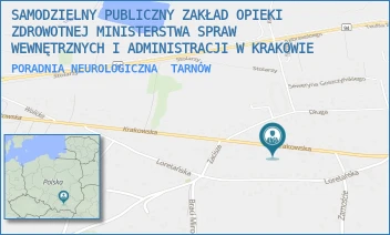 PORADNIA NEUROLOGICZNA - SAMODZIELNY PUBLICZNY ZAKŁAD OPIEKI ZDROWOTNEJ MINISTERSTWA SPRAW WEWNĘTRZNYCH I ADMINISTRACJI W KRAKOWIE - UL. KRAKOWSKA 32,  TARNÓW