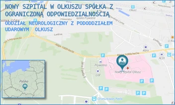 ODDZIAŁ NEUROLOGICZNY Z PODODDZIAŁEM UDAROWYM - NOWY SZPITAL W OLKUSZU SPÓŁKA Z OGRANICZONĄ ODPOWIEDZIALNOŚCIĄ - UL. 1000-LECIA 13,  OLKUSZ