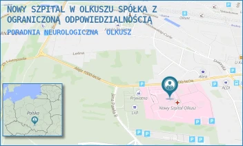 PORADNIA NEUROLOGICZNA - NOWY SZPITAL W OLKUSZU SPÓŁKA Z OGRANICZONĄ ODPOWIEDZIALNOŚCIĄ - AL. 1000-LECIA 13,  OLKUSZ