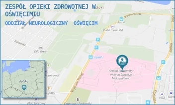 ODDZIAŁ NEUROLOGICZNY - ZESPÓŁ OPIEKI ZDROWOTNEJ W OŚWIĘCIMIU - UL. WYSOKIE BRZEGI 4,  OŚWIĘCIM