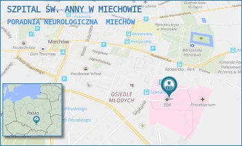 PORADNIA NEUROLOGICZNA - SZPITAL ŚW. ANNY W MIECHOWIE - UL. SZPITALNA 3,  MIECHÓW