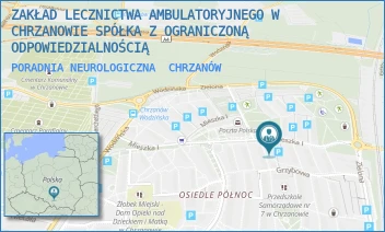 PORADNIA NEUROLOGICZNA - ZAKŁAD LECZNICTWA AMBULATORYJNEGO W CHRZANOWIE SPÓŁKA Z OGRANICZONĄ ODPOWIEDZIALNOŚCIĄ - UL. BRONIEWSKIEGO 16 C,  CHRZANÓW