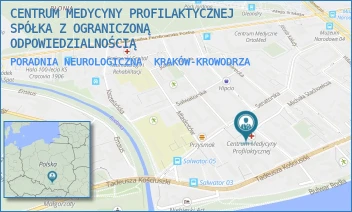 PORADNIA NEUROLOGICZNA - CENTRUM MEDYCYNY PROFILAKTYCZNEJ SPÓŁKA Z OGRANICZONĄ ODPOWIEDZIALNOŚCIĄ - UL. BOLESŁAWA KOMOROWSKIEGO 12,  KRAKÓW-KROWODRZA