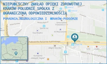 PORADNIA NEUROLOGICZNA I - NIEPUBLICZNY ZAKŁAD OPIEKI ZDROWOTNEJ KRAKÓW-POŁUDNIE SPÓŁKA Z OGRANICZONĄ ODPOWIEDZIALNOŚCIĄ - UL. SASKA 9/1,  KRAKÓW-PODGÓRZE