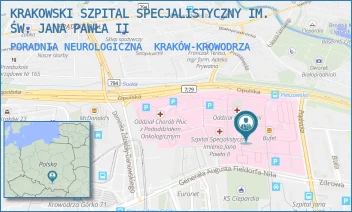 PORADNIA NEUROLOGICZNA - KRAKOWSKI SZPITAL SPECJALISTYCZNY IM. ŚW. JANA PAWŁA II - UL. PRĄDNICKA 80,  KRAKÓW-KROWODRZA