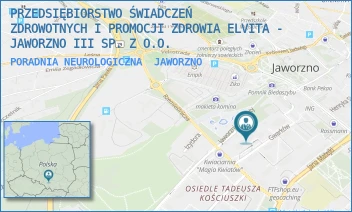 PORADNIA NEUROLOGICZNA - PRZEDSIĘBIORSTWO ŚWIADCZEŃ ZDROWOTNYCH I PROMOCJI ZDROWIA ELVITA - JAWORZNO III SP. Z O.O. - UL. GWARKÓW 1,  JAWORZNO