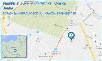 PORADNIA NEUROLOGICZNA - PROMED P.ŁACH R.GŁOWACKI SPÓŁKA JAWNA - UL. OLSZAŃSKA 5G,  KRAKÓW-ŚRÓDMIEŚCIE