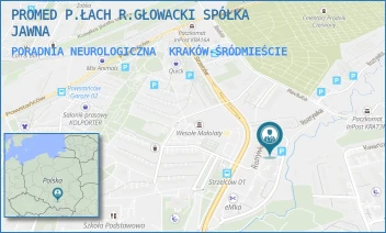 PORADNIA NEUROLOGICZNA - PROMED P.ŁACH R.GŁOWACKI SPÓŁKA JAWNA - UL. ROZRYWKA 24A,  KRAKÓW-ŚRÓDMIEŚCIE
