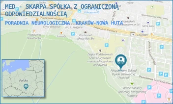 PORADNIA NEUROLOGICZNA - MED - SKARPA SPÓŁKA Z OGRANICZONĄ ODPOWIEDZIALNOŚCIĄ - UL. OS. NA SKARPIE 6,  KRAKÓW-NOWA HUTA