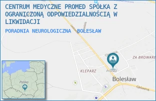 PORADNIA NEUROLOGICZNA - CENTRUM MEDYCZNE PROMED SPÓŁKA Z OGRANICZONĄ ODPOWIEDZIALNOŚCIĄ W LIKWIDACJI - LASKOWSKA 4A,  BOLESŁAW