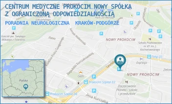 PORADNIA NEUROLOGICZNA - CENTRUM MEDYCZNE PROKOCIM NOWY SPÓŁKA Z OGRANICZONĄ ODPOWIEDZIALNOŚCIĄ - UL. LEONIDA TELIGI 8,  KRAKÓW-PODGÓRZE