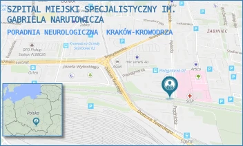 PORADNIA NEUROLOGICZNA - SZPITAL MIEJSKI SPECJALISTYCZNY IM. GABRIELA NARUTOWICZA - UL. PRĄDNICKA 35-37,  KRAKÓW-KROWODRZA