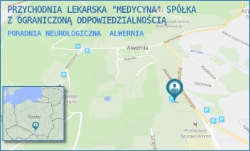 PORADNIA NEUROLOGICZNA - PRZYCHODNIA LEKARSKA "MEDYCYNA" SPÓŁKA Z OGRANICZONĄ ODPOWIEDZIALNOŚCIĄ - UL. Z. GĘSIKOWSKIEGO 16,  ALWERNIA