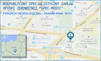 PORADNIA NEUROLOGICZNA - NIEPUBLICZNY SPECJALISTYCZNY ZAKŁAD OPIEKI ZDROWOTNEJ "SPEC-MEDIC" - OS. KOLOROWE 21,  KRAKÓW-NOWA HUTA