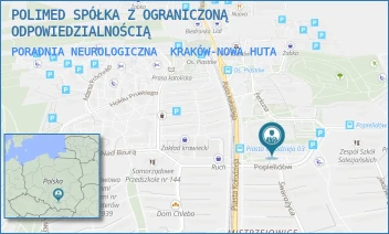 PORADNIA NEUROLOGICZNA - POLIMED SPÓŁKA Z OGRANICZONĄ ODPOWIEDZIALNOŚCIĄ - UL. OS. PIASTÓW 40,  KRAKÓW-NOWA HUTA