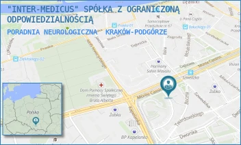 PORADNIA NEUROLOGICZNA - "INTER-MEDICUS" SPÓŁKA Z OGRANICZONĄ ODPOWIEDZIALNOŚCIĄ - UL. UL. SZWEDZKA 27,  KRAKÓW-PODGÓRZE