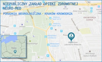 PORADNIA NEUROLOGICZNA - NIEPUBLICZNY ZAKŁAD OPIEKI ZDROWOTNEJ NEURO-MED - UL. RUSZNIKARSKA 17,  KRAKÓW-KROWODRZA