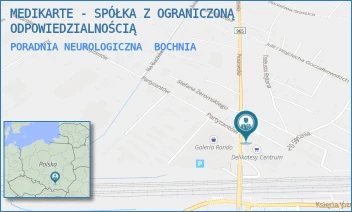 PORADNIA NEUROLOGICZNA - MEDIKARTE - SPÓŁKA Z OGRANICZONĄ ODPOWIEDZIALNOŚCIĄ - UL. PROSZOWSKA 1,  BOCHNIA