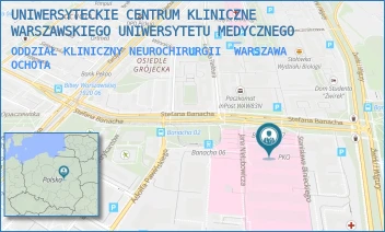 ODDZIAŁ KLINICZNY NEUROCHIRURGII - UNIWERSYTECKIE CENTRUM KLINICZNE WARSZAWSKIEGO UNIWERSYTETU MEDYCZNEGO - STEFANA BANACHA 1A,  WARSZAWA OCHOTA