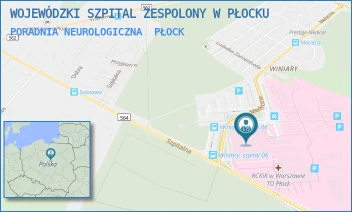 PORADNIA NEUROLOGICZNA - WOJEWÓDZKI SZPITAL ZESPOLONY W PŁOCKU - MEDYCZNA 19,  PŁOCK