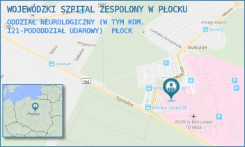 ODDZIAŁ NEUROLOGICZNY (W TYM KOM. 121-PODODDZIAŁ UDAROWY) - WOJEWÓDZKI SZPITAL ZESPOLONY W PŁOCKU - MEDYCZNA 19,  PŁOCK
