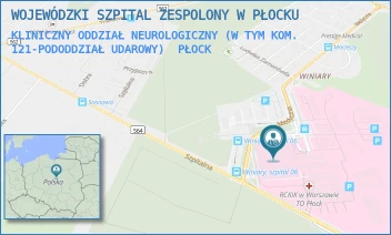 KLINICZNY ODDZIAŁ NEUROLOGICZNY (W TYM KOM. 121-PODODDZIAŁ UDAROWY) - WOJEWÓDZKI SZPITAL ZESPOLONY W PŁOCKU - MEDYCZNA 19,  PŁOCK