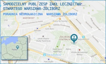 PORADNIA NEUROLOGICZNA - SAMODZIELNY PUBL ZESP ZAKŁ LECZNICTWA OTWARTEGO WARSZAWA-ŻOLIBORZ - SZAJNOCHY 8,  WARSZAWA ŻOLIBORZ
