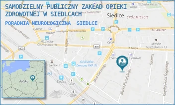 PORADNIA NEUROLOGICZNA - SAMODZIELNY PUBLICZNY ZAKŁAD OPIEKI ZDROWOTNEJ W SIEDLCACH - FORMIŃSKIEGO 14,  SIEDLCE