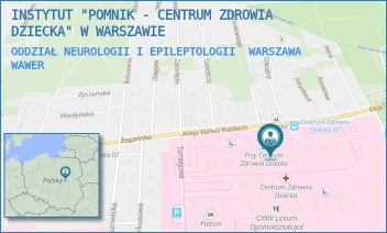 ODDZIAŁ NEUROLOGII I EPILEPTOLOGII - INSTYTUT "POMNIK - CENTRUM ZDROWIA DZIECKA" - ALEJA DZIECI POLSKICH 20,  WARSZAWA WAWER
