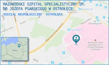 ODDZIAŁ NEUROLOGICZNY - MAZOWIECKI SZPITAL SPECJALISTYCZNY IM. DR JÓZEFA PSARSKIEGO W OSTROŁĘCE - JANA PAWŁA II 120A,  OSTROŁĘKA