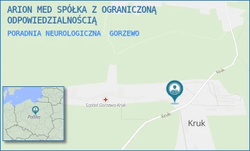 PORADNIA NEUROLOGICZNA - ARION MED SPÓŁKA Z OGRANICZONĄ ODPOWIEDZIALNOŚCIĄ - KRUK 5/;,  GORZEWO