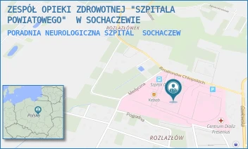 PORADNIA NEUROLOGICZNA SZPITAL - ZESPÓŁ OPIEKI ZDROWOTNEJ "SZPITALA POWIATOWEGO" W SOCHACZEWIE - BATALIONÓW CHLOPSKICH 3/7, SOCHACZEW