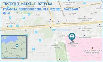 PORADNIA NEUROLOGICZNA DLA DZIECI - INSTYTUT MATKI I DZIECKA - MARCINA KASPRZAKA 17 A,  WARSZAWA WOLA