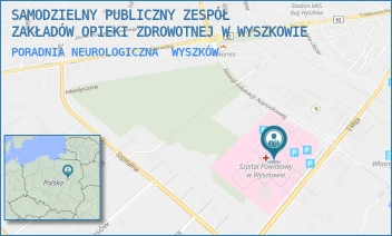 PORADNIA NEUROLOGICZNA - SAMODZIELNY PUBLICZNY ZESPÓŁ ZAKŁADÓW OPIEKI ZDROWOTNEJ W WYSZKOWIE - KOMISJI EDUKACJI NARODOWEJ 1,  WYSZKÓW