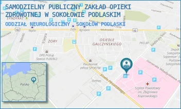 ODDZIAŁ NEUROLOGICZNY - SAMODZIELNY PUBLICZNY ZAKŁAD OPIEKI ZDROWOTNEJ W SOKOŁOWIE PODLASKIM - KSIĘDZA JANA BOSKO 5,  SOKOŁÓW PODLASKI