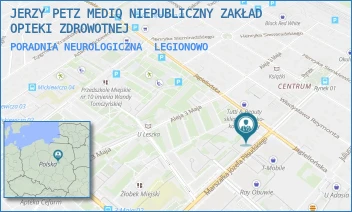 PORADNIA NEUROLOGICZNA - JERZY PETZ MEDIQ NIEPUBLICZNY ZAKŁAD OPIEKI ZDROWOTNEJ - PIŁSUDSKIEGO 20,  LEGIONOWO
