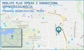 PORADNIA NEUROLOGICZNA - MEDLIFE PLUS SPÓŁKA Z OGRANICZONĄ ODPOWIEDZIALNOŚCIĄ - ARMII KRAJOWEJ 13,  PŁOCK