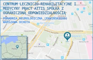 PORADNIA NEUROLOGICZNA (PAWIŃSKIEGO) - CENTRUM LECZNICZO-REHABILITACYJNE I MEDYCYNY PRACY ATTIS SPÓŁKA Z OGRANICZONĄ ODPOWIEDZIALNOŚCIĄ - PAWIŃSKIEGO 2,  WARSZAWA OCHOTA
