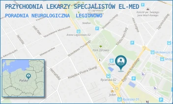 PORADNIA NEUROLOGICZNA - PRZYCHODNIA LEKARZY SPECJALISTÓW EL-MED - KRASIŃSKIEGO 70,  LEGIONOWO