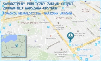 PORADNIA NEUROLOGICZNA - SAMODZIELNY PUBLICZNY ZAKŁAD OPIEKI ZDROWOTNEJ WARSZAWA-URSYNÓW - NA UBOCZU 5,  WARSZAWA URSYNÓW