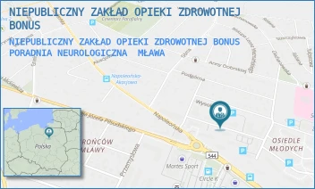 NIEPUBLICZNY ZAKŁAD OPIEKI ZDROWOTNEJ BONUS  PORADNIA NEUROLOGICZNA - NIEPUBLICZNY ZAKŁAD OPIEKI ZDROWOTNEJ BONUS - WYSOKA 9/3,  MŁAWA