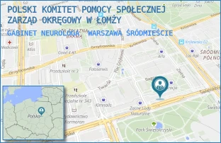 GABINET NEUROLOGA - POLSKI KOMITET POMOCY SPOŁECZNEJ ZARZĄD OKRĘGOWY W ŁOMŻY - ŚWIĘTOKRZYSKA 30/152,  WARSZAWA ŚRÓDMIEŚCIE
